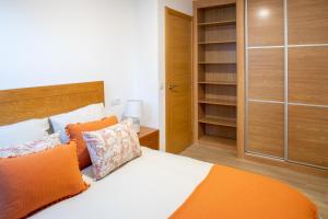 Postel nebo postele na pokoji v ubytování Apartamento Solpor Bueu
