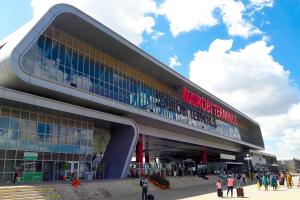 a large building with people walking in front of it at MILANY HOMES - near JKIA AIRPORT and SGR TRAIN station in Nairobi