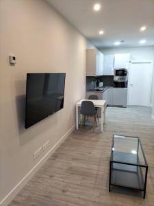 Dapur atau dapur kecil di Apartamentos Kai Santurtzi +14 gambar