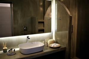 A bathroom at A Lux Villas Santorini