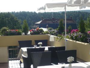 Balkón nebo terasa v ubytování Hotel Falkenstein