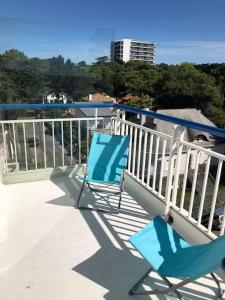 Balkón alebo terasa v ubytovaní Bel appartement 60m2 vue mer La Baule Escoublac