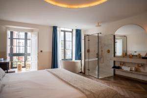 Postel nebo postele na pokoji v ubytování Hotel Boutique Las Indianas