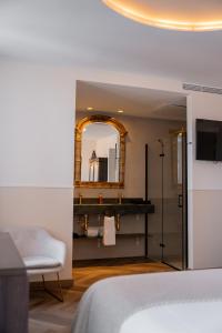 Postel nebo postele na pokoji v ubytování Hotel Boutique Las Indianas