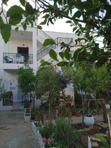 a building with a bunch of plants in a yard at Best Location in Bodrum Center in Bodrum City