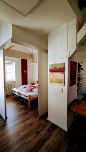 Postel nebo postele na pokoji v ubytování Ferienwohnung Lattenberg