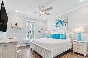 Ένα ή περισσότερα κρεβάτια σε δωμάτιο στο Pescador Landing A4