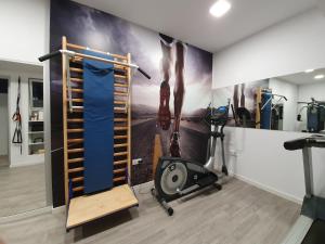 Posilňovňa alebo fitness centrum v ubytovaní Estrella Marina