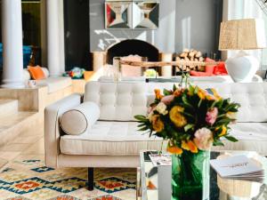 Гостиная зона в Relais et Châteaux Thalasso & Spa Ile de la Lagune