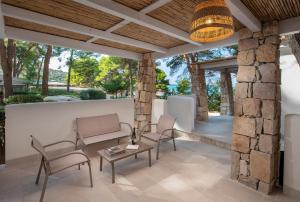 A balcony or terrace at Gattarella Family Resort Puglia- Seaside Rooms and Suites with Premium Half-Board à la carte