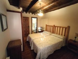 Postel nebo postele na pokoji v ubytování Don Camino Low Cost