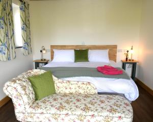 Katil atau katil-katil dalam bilik di The Stables and The Tackroom at Castle Chase, Ayston