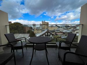 Balkón nebo terasa v ubytování Rinn Gion Hanatouro