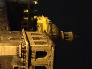 a model of a building with a fire hydrant at Katanehouse in Catania