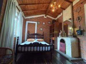 Letto o letti in una camera di BioHotel Ecohouse