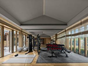 Fitness centrum a/nebo fitness zařízení v ubytování Angsana Chengdu Wenjiang