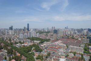 Vista general de Shanghái o vista desde el hotel