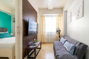 Μια τηλεόραση ή/και κέντρο ψυχαγωγίας στο Functional 1-br Space in Amaia with Fast Internet