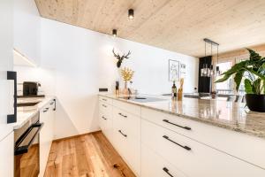 Kuchyň nebo kuchyňský kout v ubytování Ferienwohnung Family Plus zentral by A-Appartments