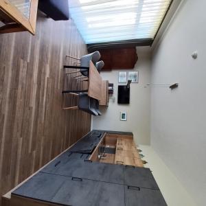 Köök või kööginurk majutusasutuses Die Remise Silbersee