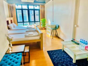 Postel nebo postele na pokoji v ubytování Daraya Hostel
