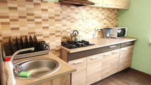Köök või kööginurk majutusasutuses Водопійна 19 CityRooms