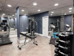 Fitness centrum a/nebo fitness zařízení v ubytování Amber Sea Hotel & SPA