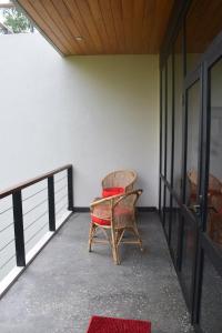 Balkón nebo terasa v ubytování Mango Tree Villa Bentota