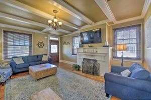 A seating area at Striking Cape May Getaway, Steps From the Beach!