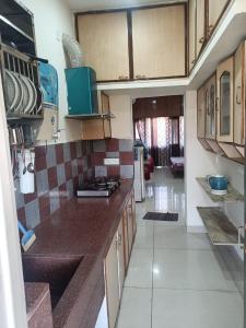 Η κουζίνα ή μικρή κουζίνα στο Chandigarh home