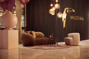 Uma área de estar em Van der Valk Hotel Gent