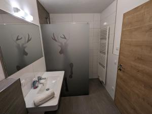 Kúpeľňa v ubytovaní Appartements Gotthardt + 37 fotografií