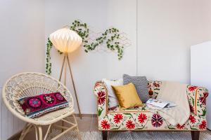 Кът за сядане в Stay U-nique Apartments Fira BCN