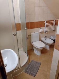 Kúpeľňa v ubytovaní Widok