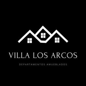 a white house logo on a black background at Villa Los Arcos, Zazil Há in Mérida