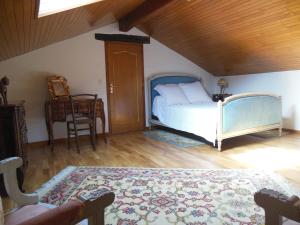 Postel nebo postele na pokoji v ubytování Les Hauts de Sentelines cottage