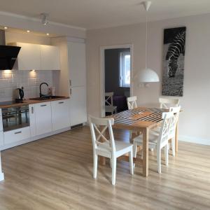 Kuchyňa alebo kuchynka v ubytovaní Apartament Zebra