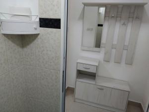 Koupelna v ubytování Apartman Aleksić u samom centru grada