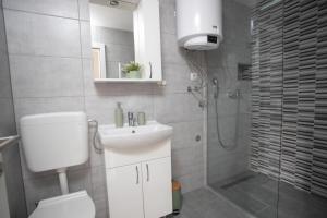 Koupelna v ubytování Apartman Luka