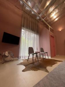 TV a/nebo společenská místnost v ubytování Hotel 49