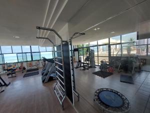 Fitness centrum a/nebo fitness zařízení v ubytování Tambaú Flat Belo Mar - Cabo Branco - ANÚNCIO NOVO