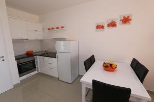 Kuchyň nebo kuchyňský kout v ubytování Villa Tamarut