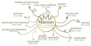 Zdjęcie z galerii obiektu Chambre d'hôtes - B&B - Fleur de coton chez Manon en Luberon w mieście Lagnes