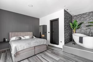 Postel nebo postele na pokoji v ubytování Luxury room Ekstaza + 7 fotografií