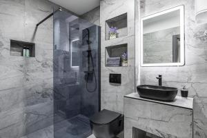 Koupelna v ubytování Luxury room Ekstaza