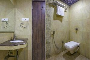 Koupelna v ubytování FabHotel Shivani Residency - Mira Road