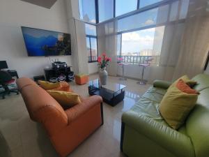 Χώρος καθιστικού στο Penthouse