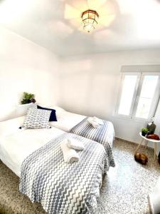 Postel nebo postele na pokoji v ubytování Casa Rural Manantial de las Jaras