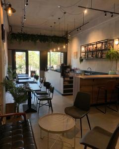 Restaurace v ubytování Wu Wu Qi伍伍七