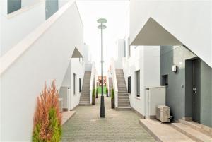Budynek, w którym mieści się apartament